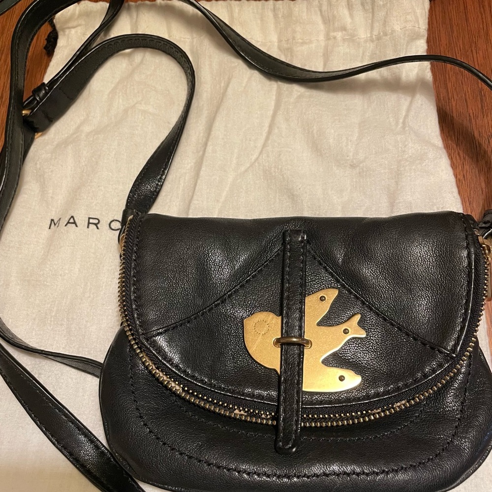 Marc Jacobs Black Crossbody Bag Petal to Metal Pouchette